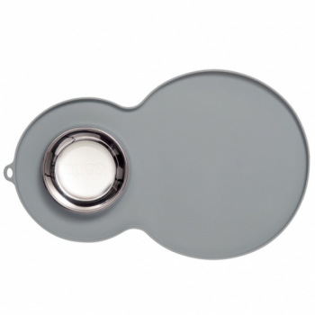 CATIT Silikonmatte Erdnuss - 46 x 29 cm Grau